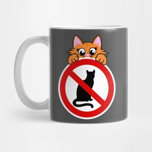 Peeking kitten. Mug